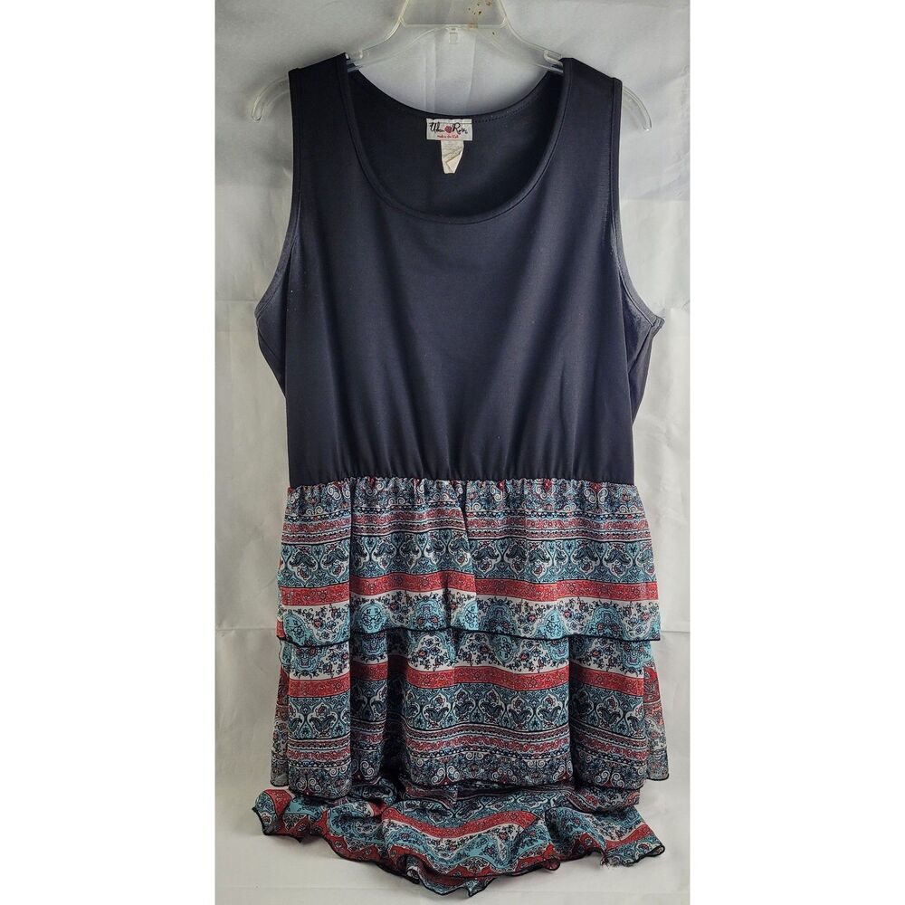Urban Rose Scoop Neck Sleeveless empire waist dress Sz 2x